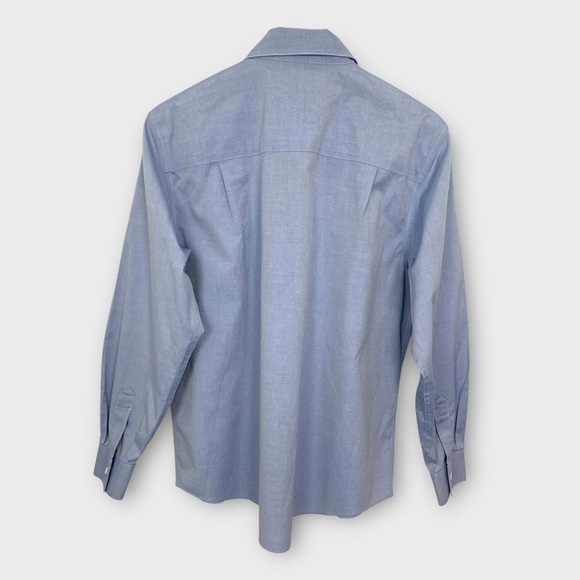 Talbots Chambray Oxford Shirt - Picture 4 of 6